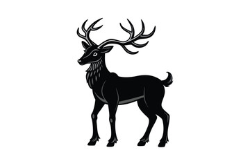 deer silhouette vector