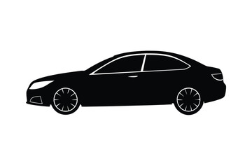 car isolated on white