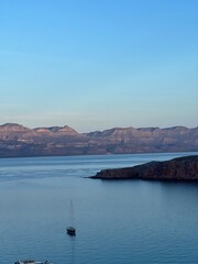 lake and mountains