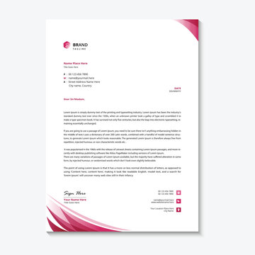 Professional creative letterhead