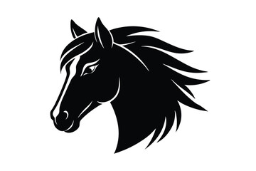 horse head vector
