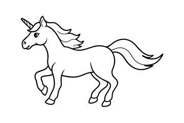 horse illustration isolated