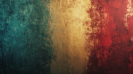 A conceptual visual of energy and emotion, blending rich golden hues with deep crimson and emerald accents