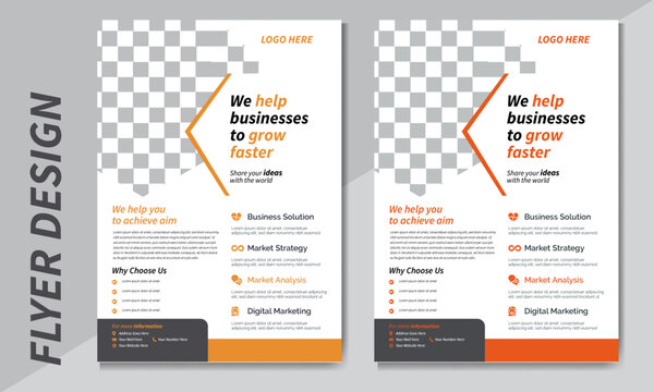 Abstract Vector Modern Flyer Design Template. Brochure design, Book cover design,Corporate identity template design
