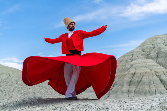 sufi whirling (Turkish: Semazen) is a form of Sama or physically active meditation which originated among Sufis.