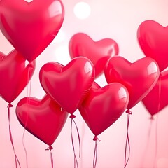 heart shaped balloons
