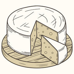illustration of a piece of cake