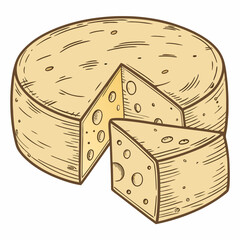 illustration of a pizza