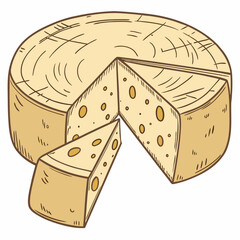 slice of cheese on white