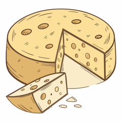 illustration of cheese