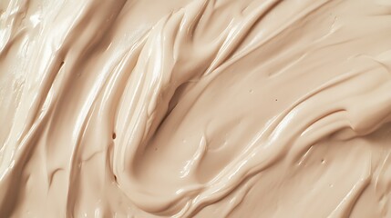 Swirled Beige Cream Texture Background Image