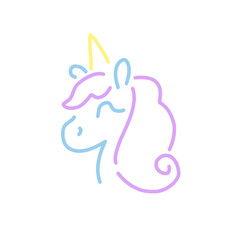 Colorful funny children doodle