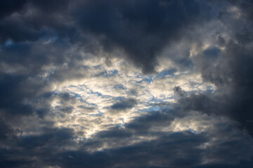 storm clouds in the sky
