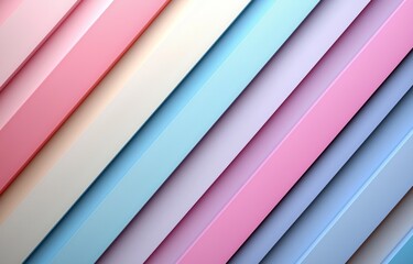 Obraz premium Horizontal banner featuring an abstract illustration on a trendy pink and blue striped background