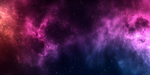 Naklejka premium Colorful space galaxy cloud nebula. Stary night cosmos. Universe science astronomy. Supernova background concept