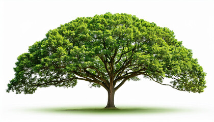 organization green tree isolate on white heritage