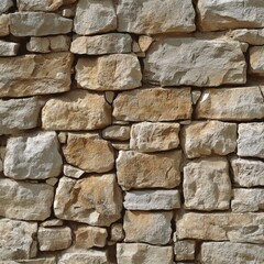 Obraz premium Background of stone wall texture for web site or mobile devices. Square format.