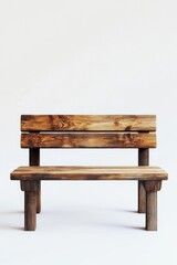 Worn Wooden Bench