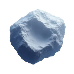 Obraz premium Textured Stone with Rough Surface and Blue-Toned Illumination