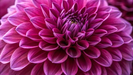Close-up of purple dahlia flower with intricate petals