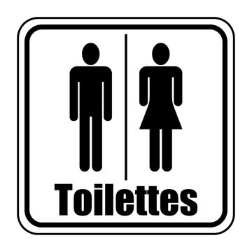 Logo toilettes.