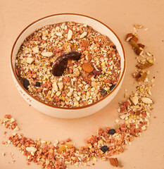 Nutty Oats Bowl for restaurant menu