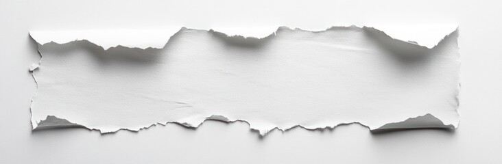 Torn Paper Texture Background Image with Ripped Edges