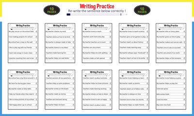Make a Sentence Activity Worksheet