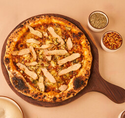 grilled chicken neapolitan pizza for restaurant menu