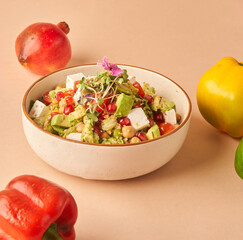Grilled Cottage Cheese Salad for restaurant menu