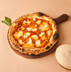 fresh buffalo mozzarella naples pizza for restaurant menu