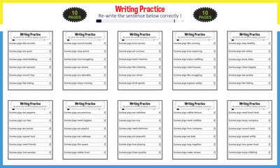 Make a Sentence Activity Worksheet