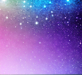 Obraz premium Lights blue and red high speed effect motion blur night.Futuristic neon light line trails. bright sparkling background.Purple glowing wave swirl, impulse cable lines.Long time exposure.generative ai