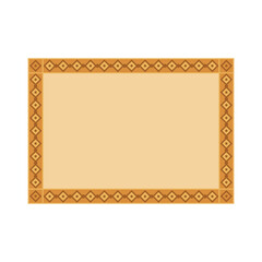 Decorated certificate border design vector 