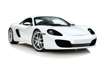 Electric car in concept, EV car isolated	
