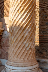 Obraz premium Sardis was the capital of the flourishing Lydian kingdom of the 7th century bce and was the first city where gold and silver coins were minted. From about 560 to about 546 Sardes Ancient City