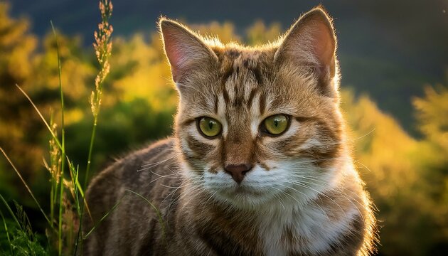 chat dans la nature 1