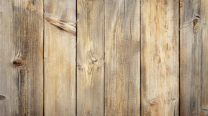 Fototapeta premium Natural light wood plank texture showcasing beautiful grain patterns and a warm, rustic appeal ideal for interior and exterior design projects. Generative AI