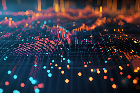 Smooth scatter plot with precise data clustering patterns
