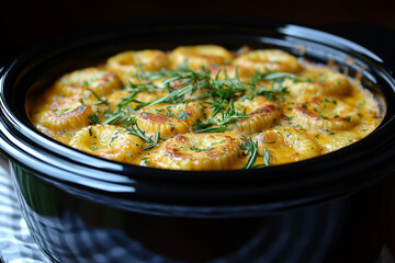 Fototapeta premium lasagna with tomato and basil