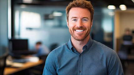 Portrait of a Confident Businessman in a Sharp Suit