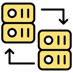 Data Exchange Icon
