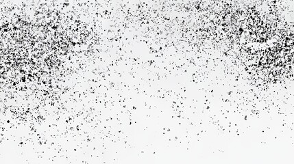 Grunge halftone gradient background. Faded grit noise texture. White and black sand wallpaper. Retro pixelated backdrop. Anime or manga style comic overlay. Vector graphic design textured template