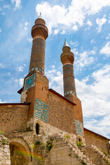 Cifte Minareli Medrese (Double Minaret Thelogical Schools). The structure is located at the city...