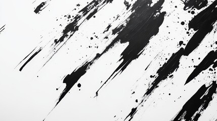 Spray paint drips and lines, white ink splatters, brush stains with graffiti effect. Select the brush lines. Marker color stroke, brush pen hand drawn underline isolated on transparent background.