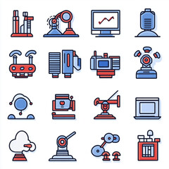 set of business icons