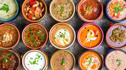 Soups and Stews - Hearty bowls of soups and stews.