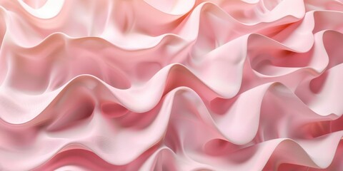 Obraz premium abstract waveform texture silk in soft pink background