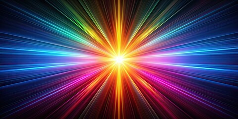 Obraz premium Abstract Dark Background Light Rays Minimalist Photography