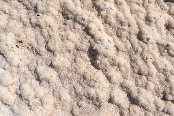 Background with natural salt of Dead Sea